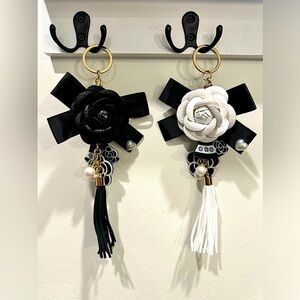 Luxury Vegan leather Camille Bag Charm/Keychain